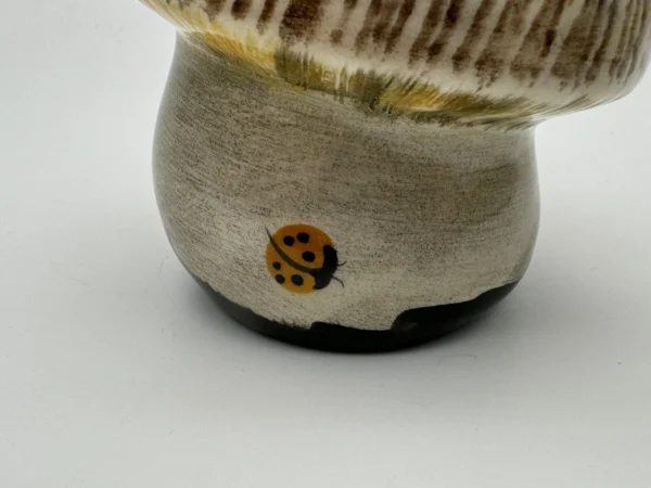 midcentury mushroom paintbrush frog